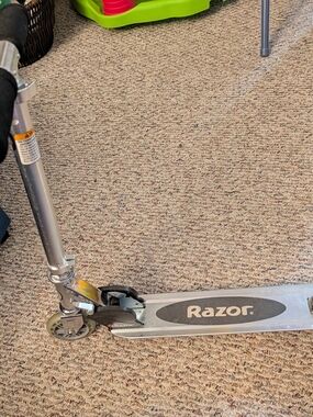 Razor Foldable Kick Scooter in Silver and Black